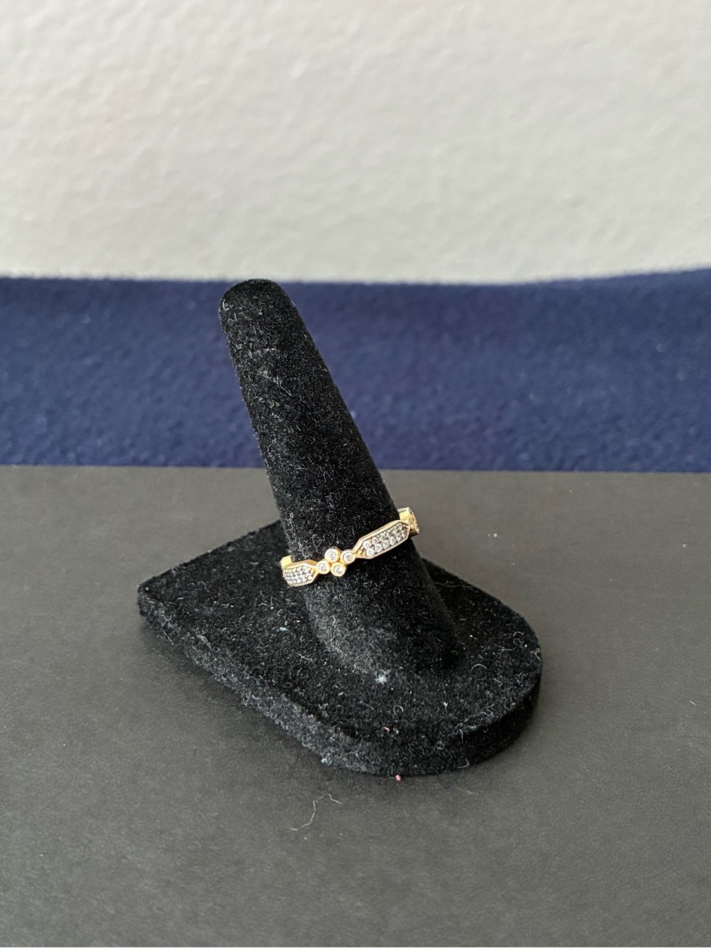 Freida Rothman Stackable Floral Ring Sz 7 - Picture 9 of 10